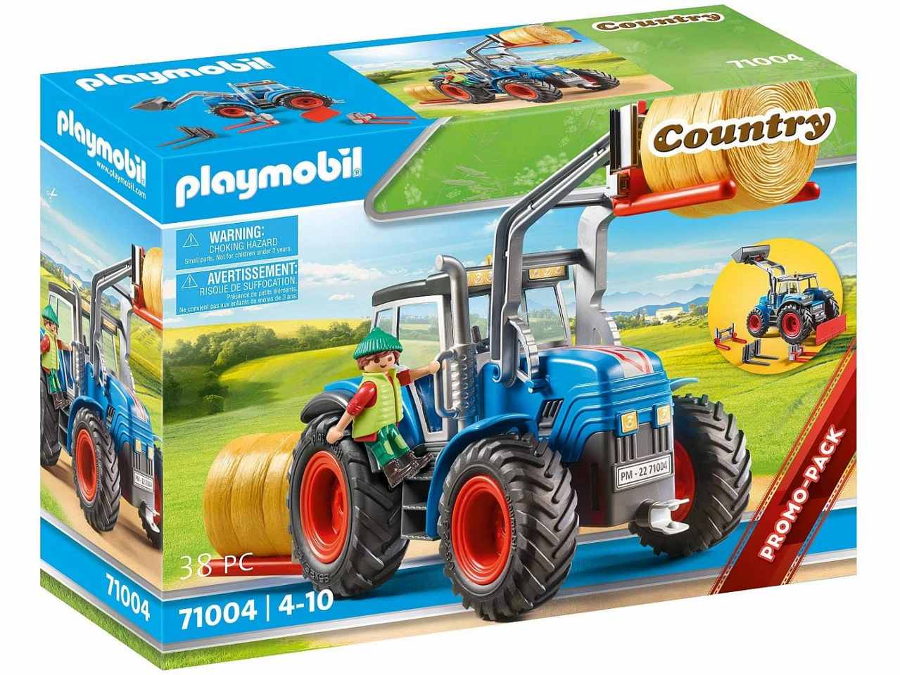 Playmobil grande trattore c/acc.71004