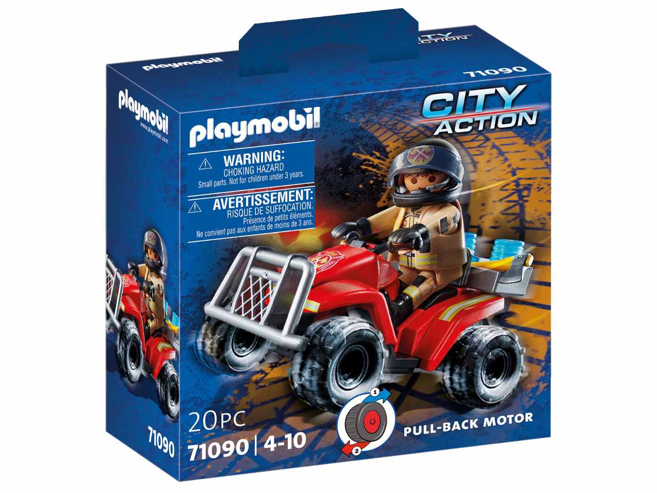 Playmobil quad fire 71090