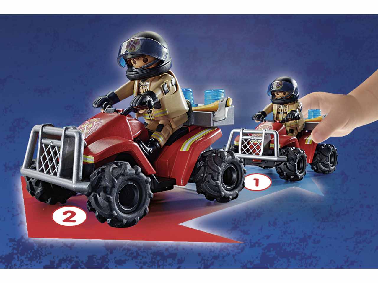 Playmobil quad fire 71090