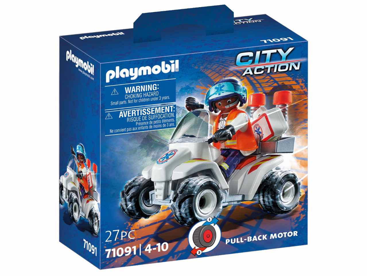 Playmobil quad rescue 71091