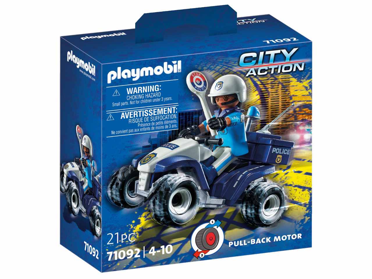 Playmobil quad police 71092