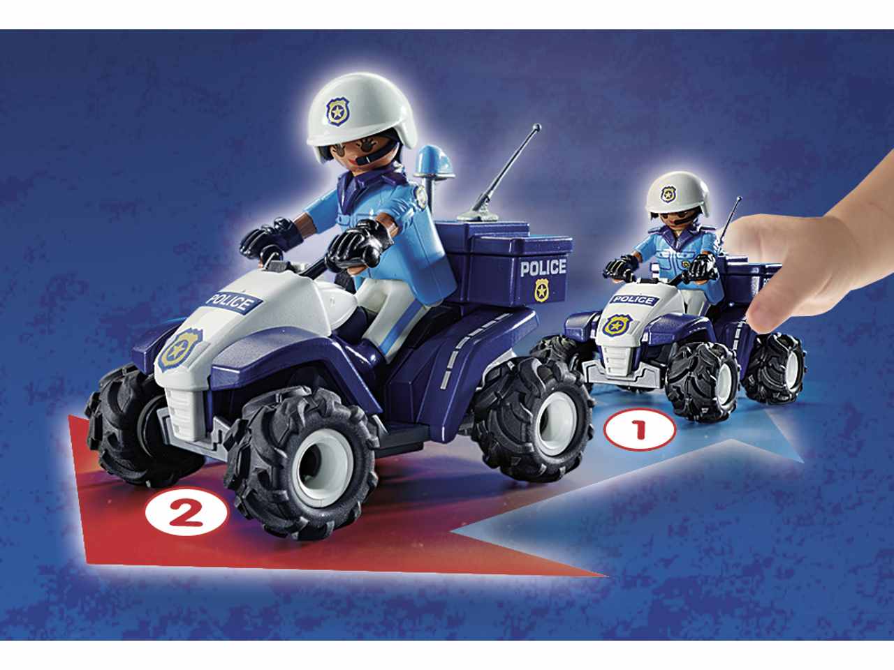 Playmobil quad police 71092