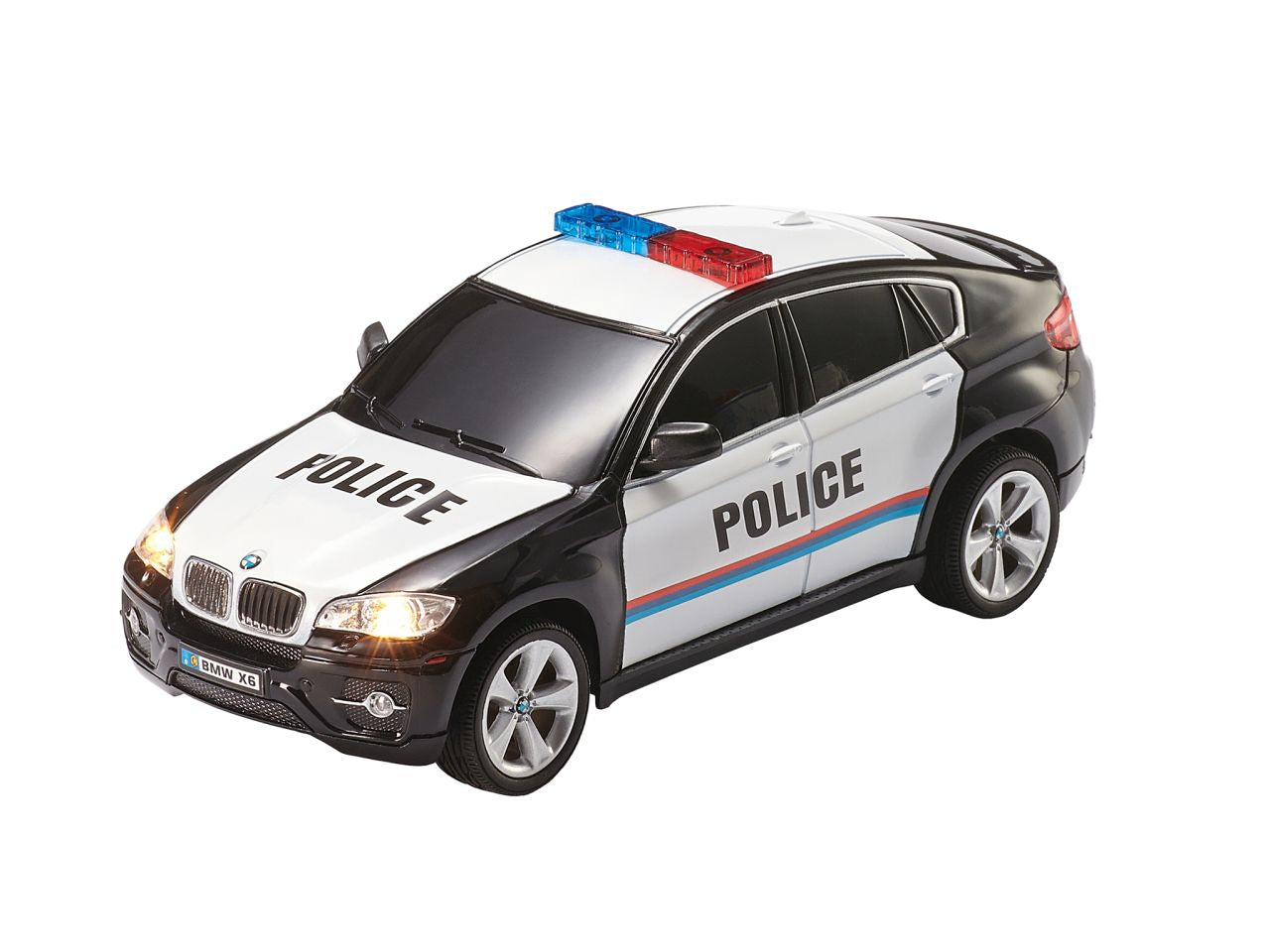 Auto radiocomandata bmw x6 police in scala 1:24