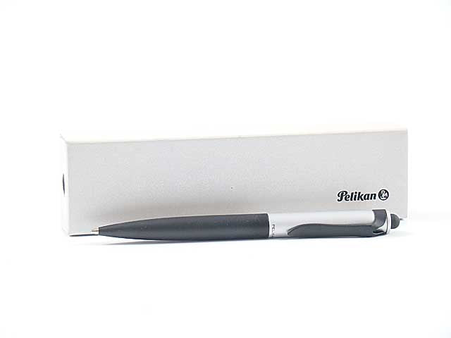 Penna a sfera Stola II Pelikan, con punta touchpad, meccanismo di chiusura rotante nero M