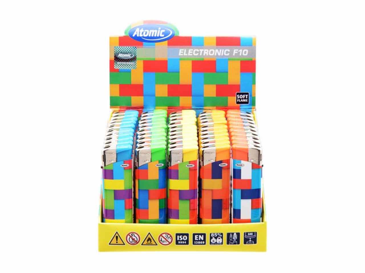 Accendino elettronico f10 50 pezzi 3645115