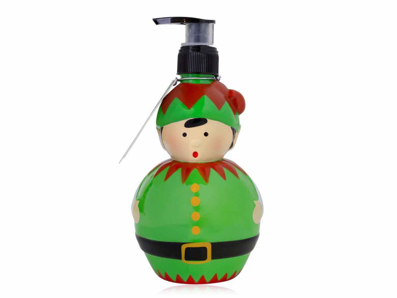 Sapone per le mani belive in yourelf in dispenser a forma di elfo fragranza mirtillo e mela colore verde 310ml