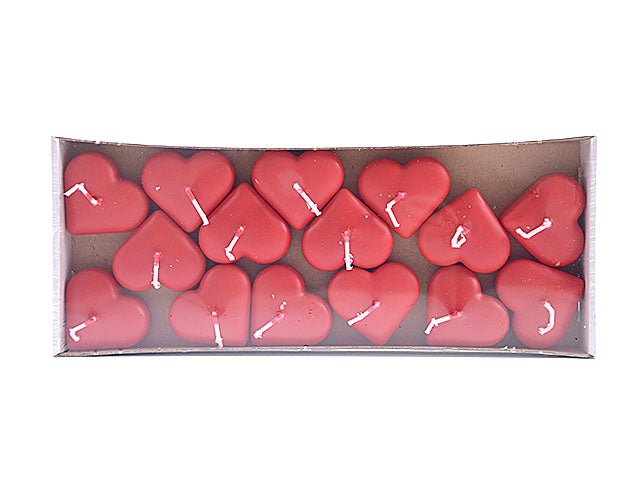 Candela cuore 15pz rossa 17-sch-herz-15
