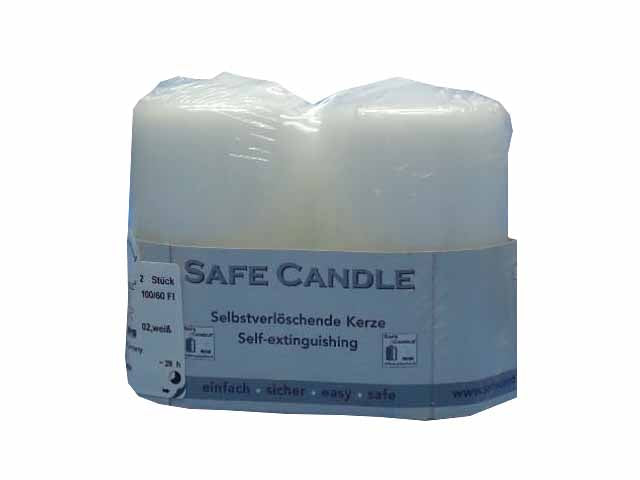 Candela moccolo colorata 02 2pz bia.8-f10060-2