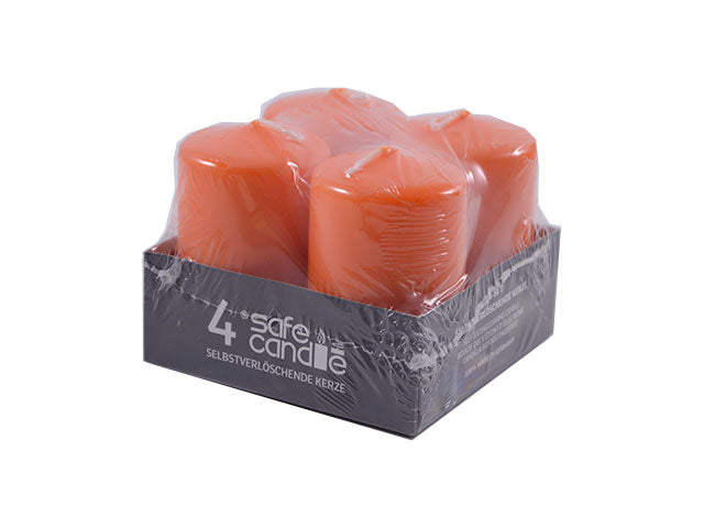 Candela moccolo colorata 23 4pz ara.8-f8050-4