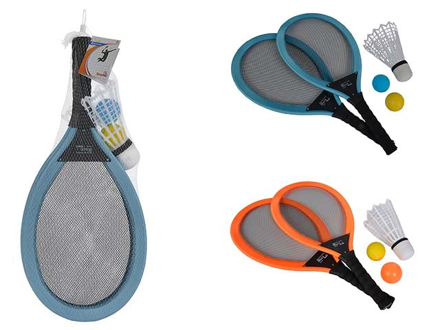 racchettoni spiaggia set badminton
