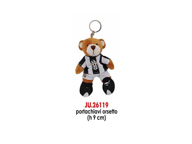 juve p.chiavi orsetto 9cm ju.26119