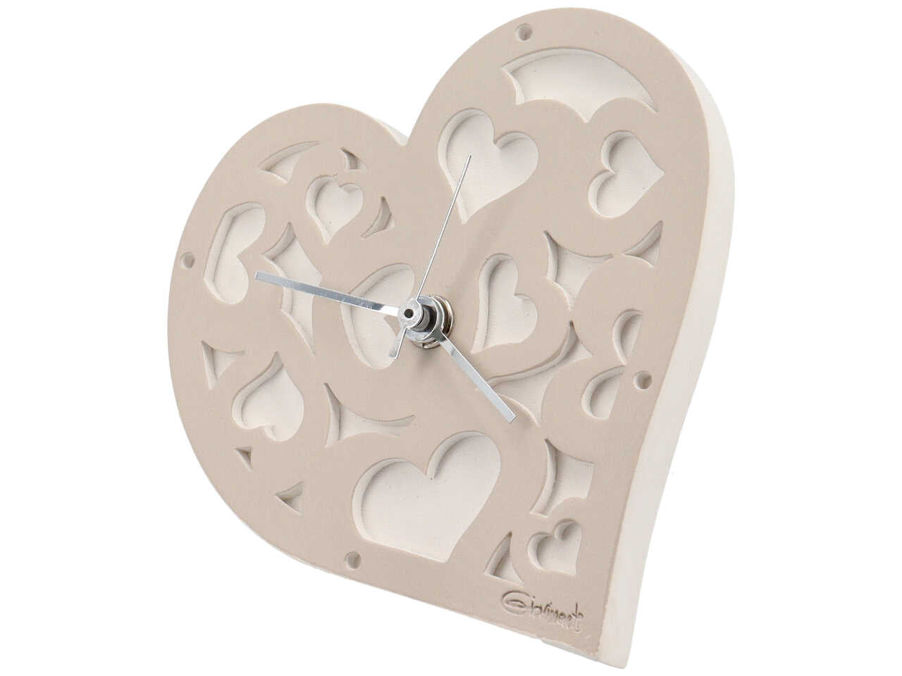 orologio h13cm cuori 4344