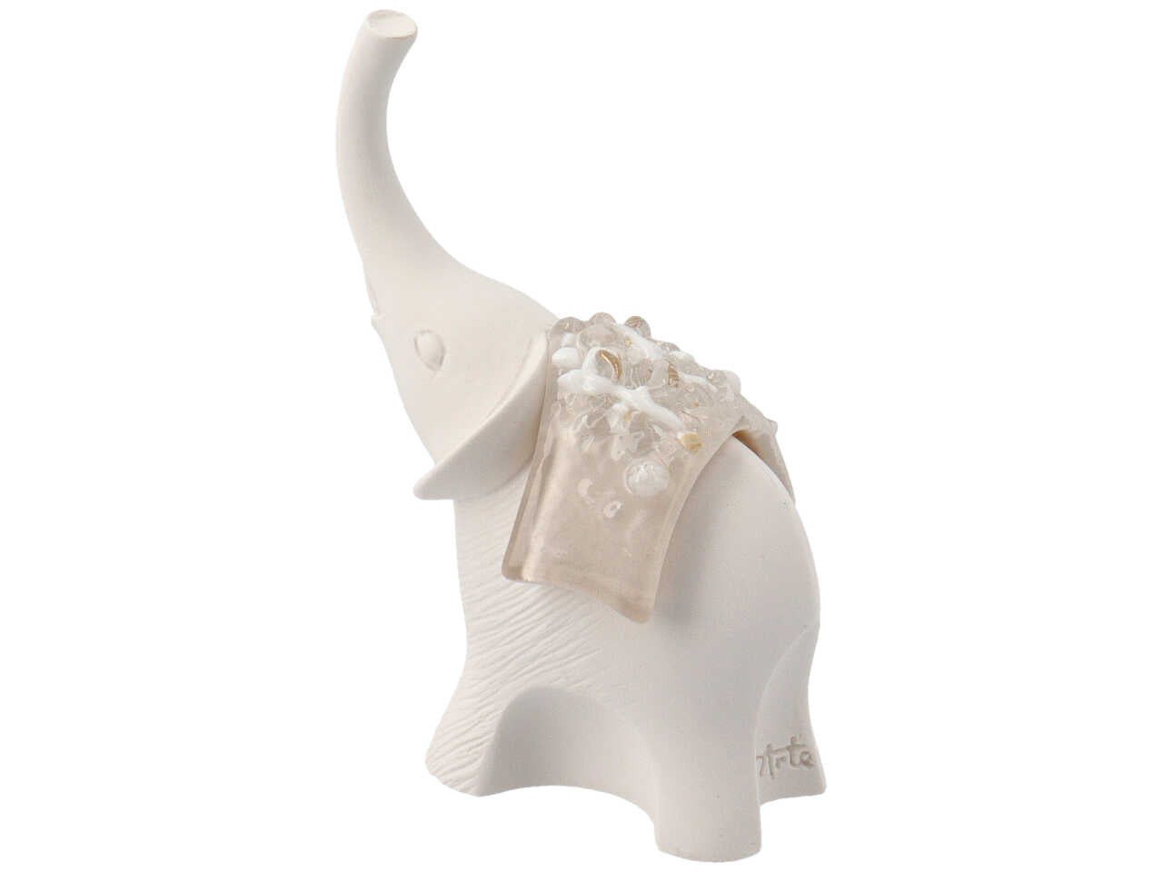 Elefante h.9,5cm bianco 3715/820