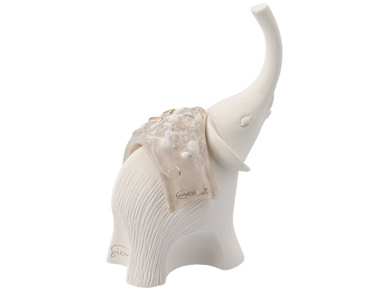 Elefante h.9,5cm bianco 3715/820
