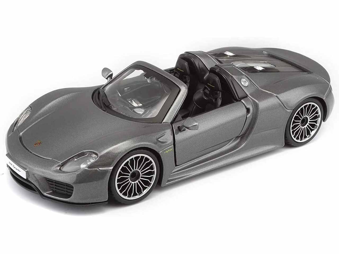 modellino porsche 918 spyder scala 1:24 rossa