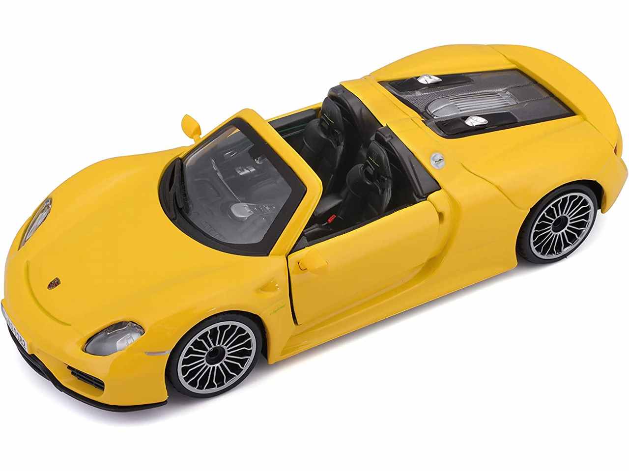 modellino porsche 918 spyder scala 1:24 rossa