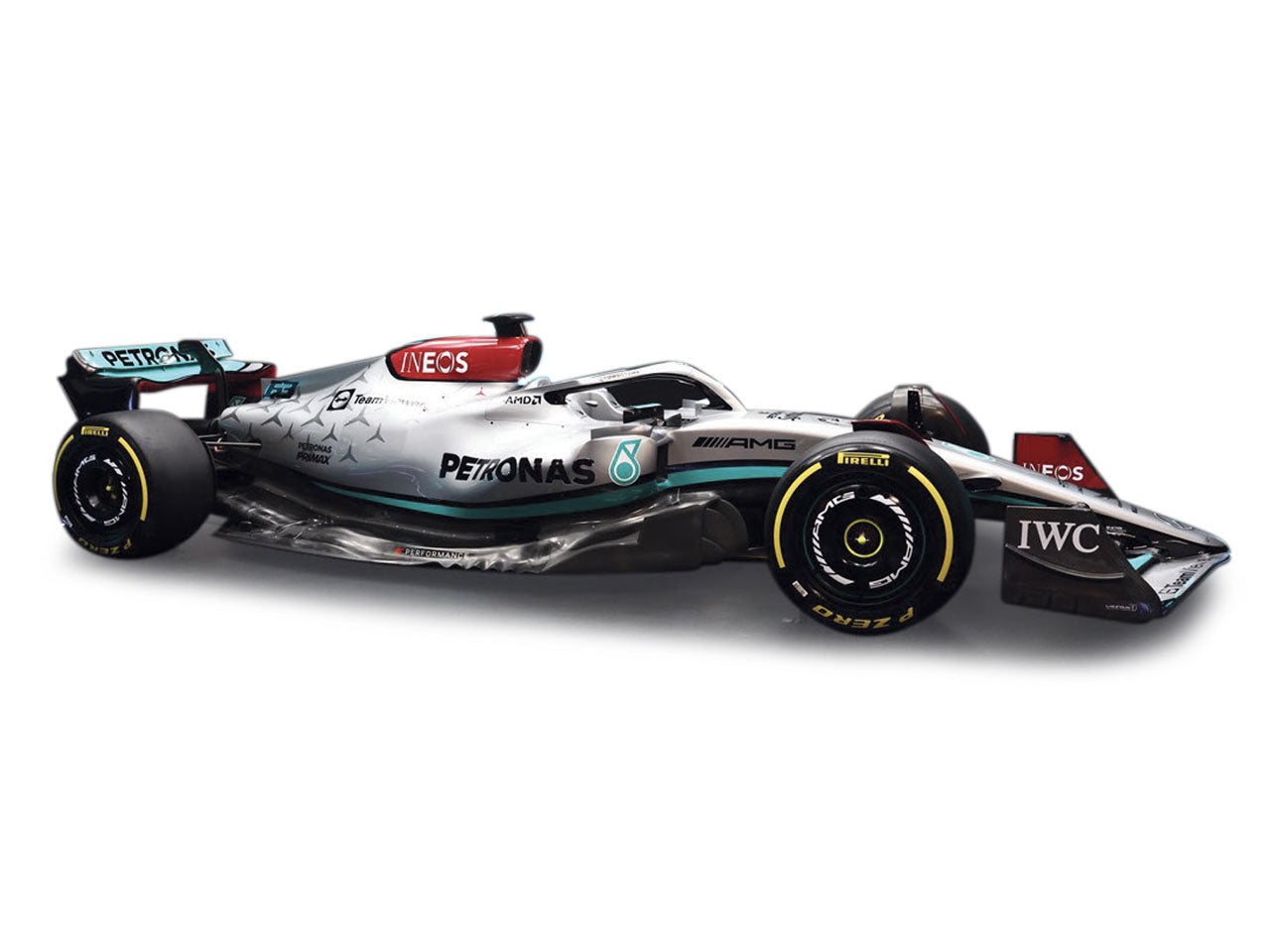 Modellino mb f1 w13 e performance 44 hamilton scala 1:43