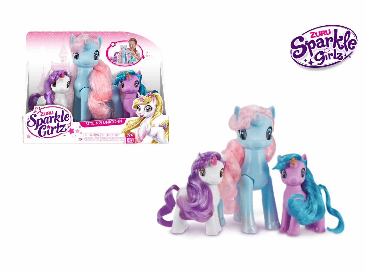 Sparkle girlz 3 unicorni zur100373
