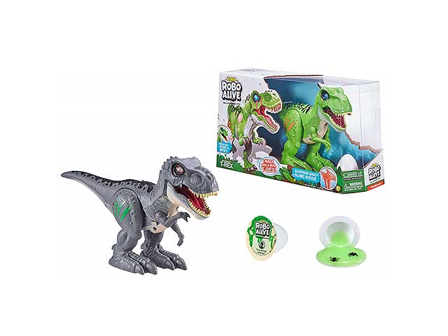 Robo alive robotic t-rex con slime zu-7127