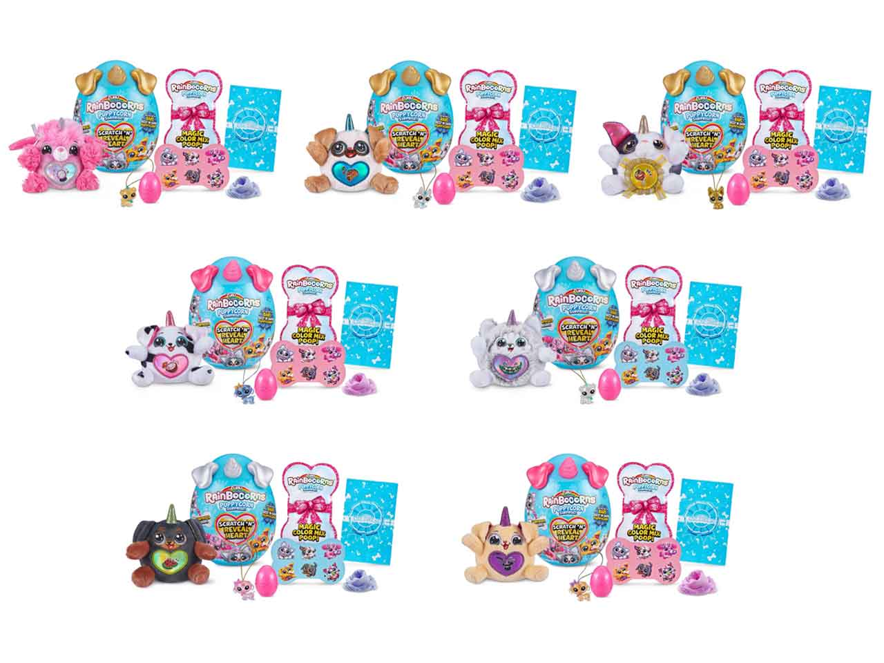 Rainbocorns puppy corns zu-9237
