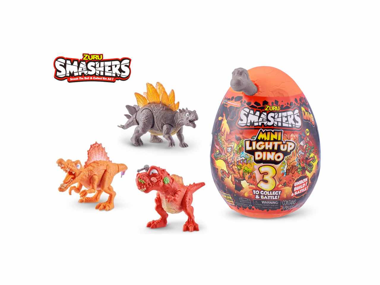 Dino smashers mini con luce zur7473