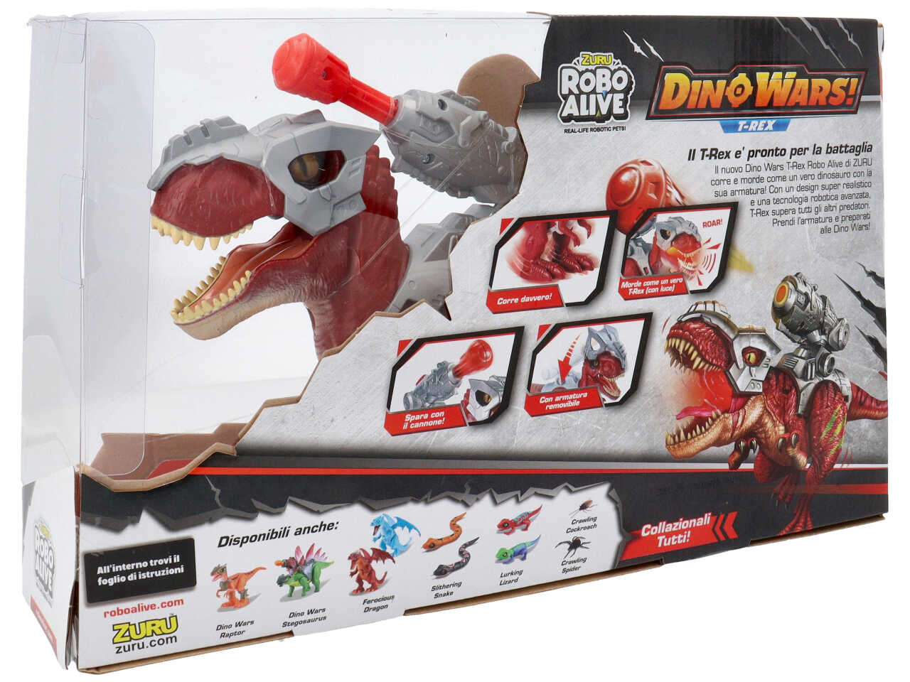 robo alive dino wars t-rex zu-7132
