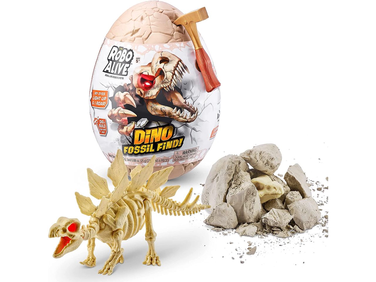 Dino fossili in guscio luci e suoni