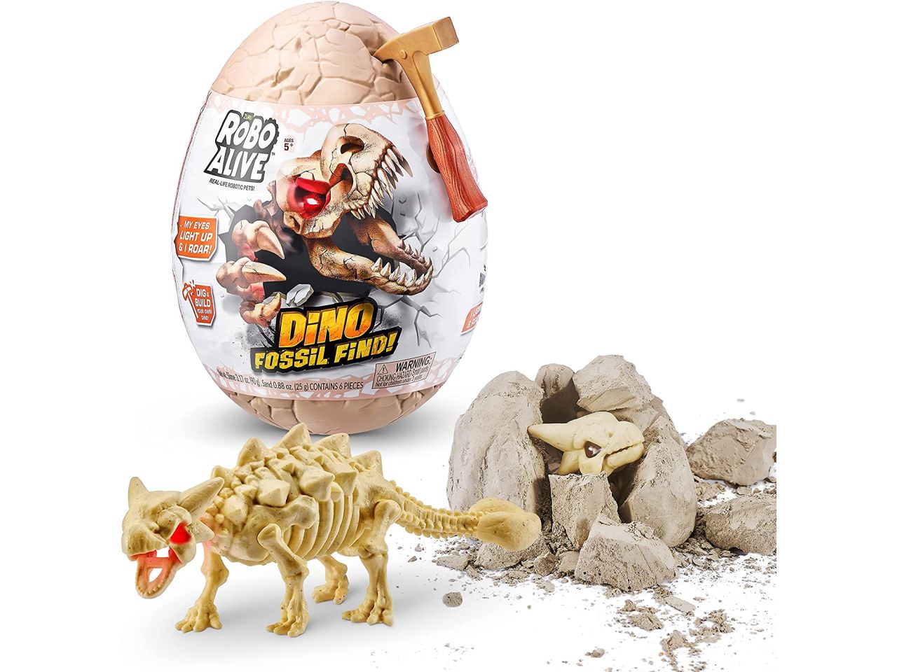 Dino fossili in guscio luci e suoni