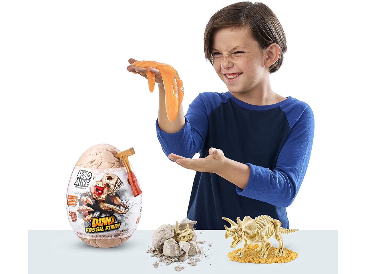 Dino fossili in guscio luci e suoni