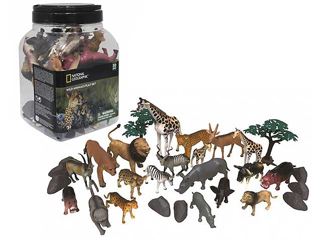animali savana 30pz v9166