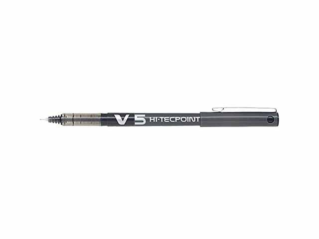 penna a sfera pilot v5 ad inchiostro liquido nero 0,5 mm