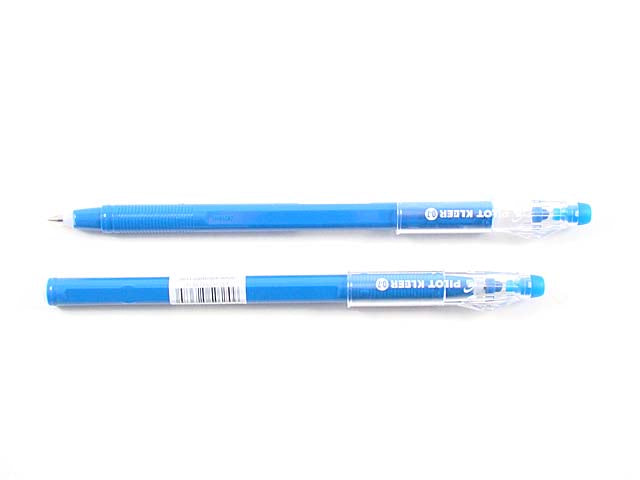 penna a sfera pilot kleer cancellabile ad inchiostro termsensibile, non ricaricabile blu 0,7 mm