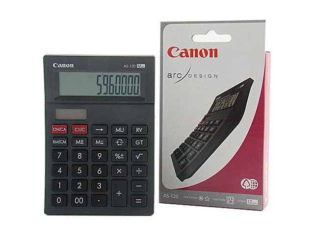 Calcolatrice Canon colore nero 10x14.5x3.35