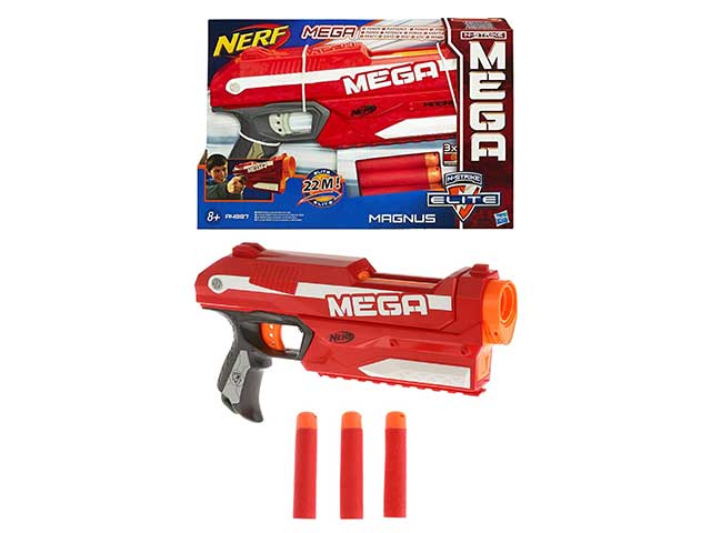 nerf pistola nstrike mega a4887
