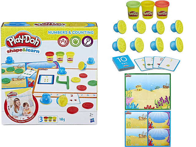 Play-doh numeri e forme b3406