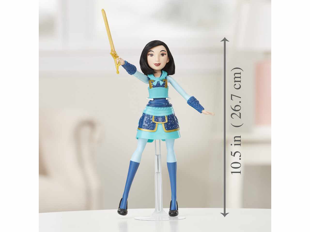 Disney princess mulan c/spada+abito ha-e2065