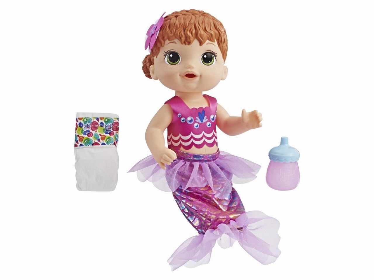 Baby alive magica sirena capelli rossi e4410eso