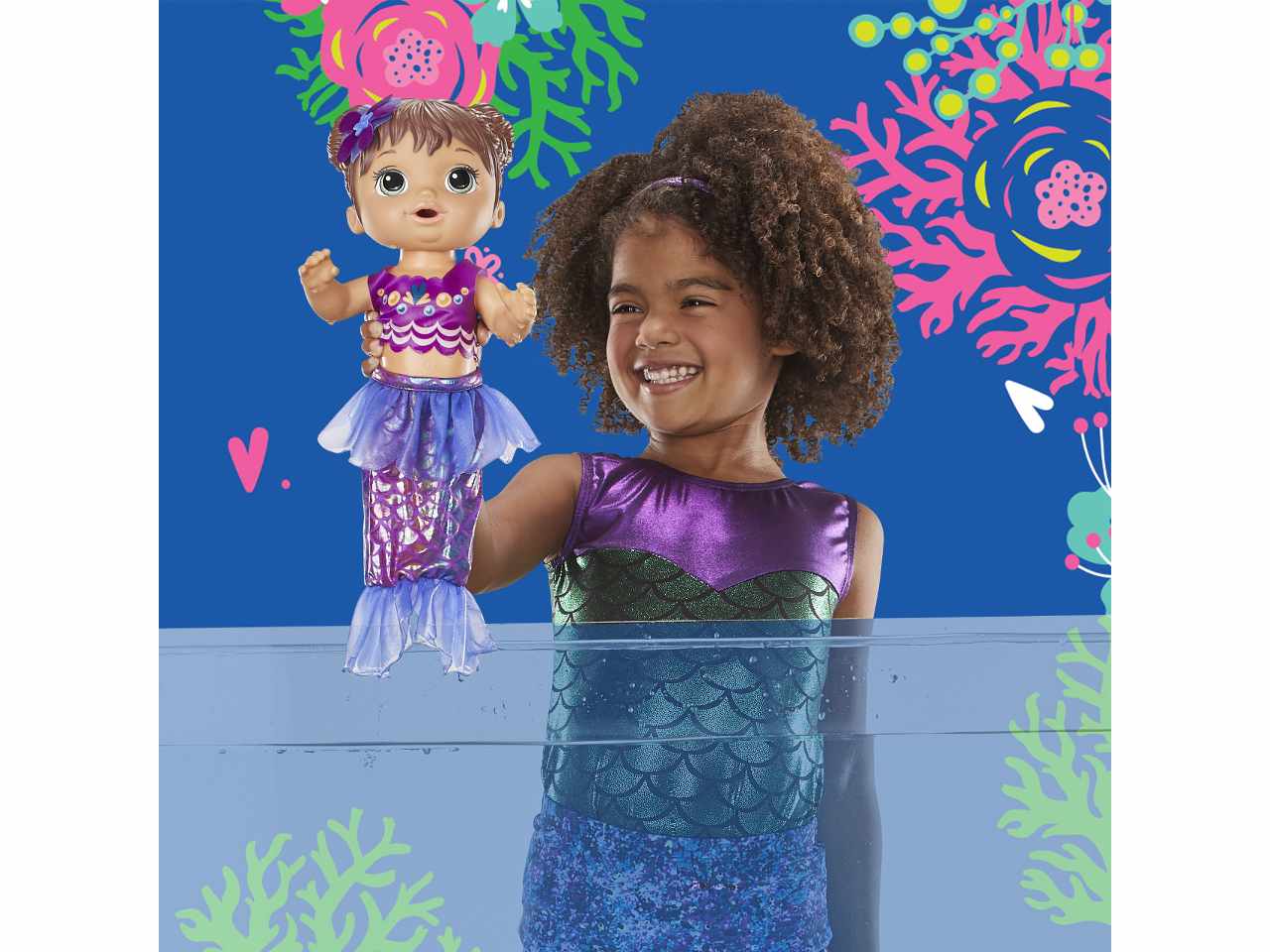 baby alive magica sirena bruna e3691eso