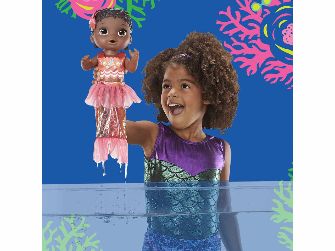 Baby alive magica sirena afroamericana e3692eso