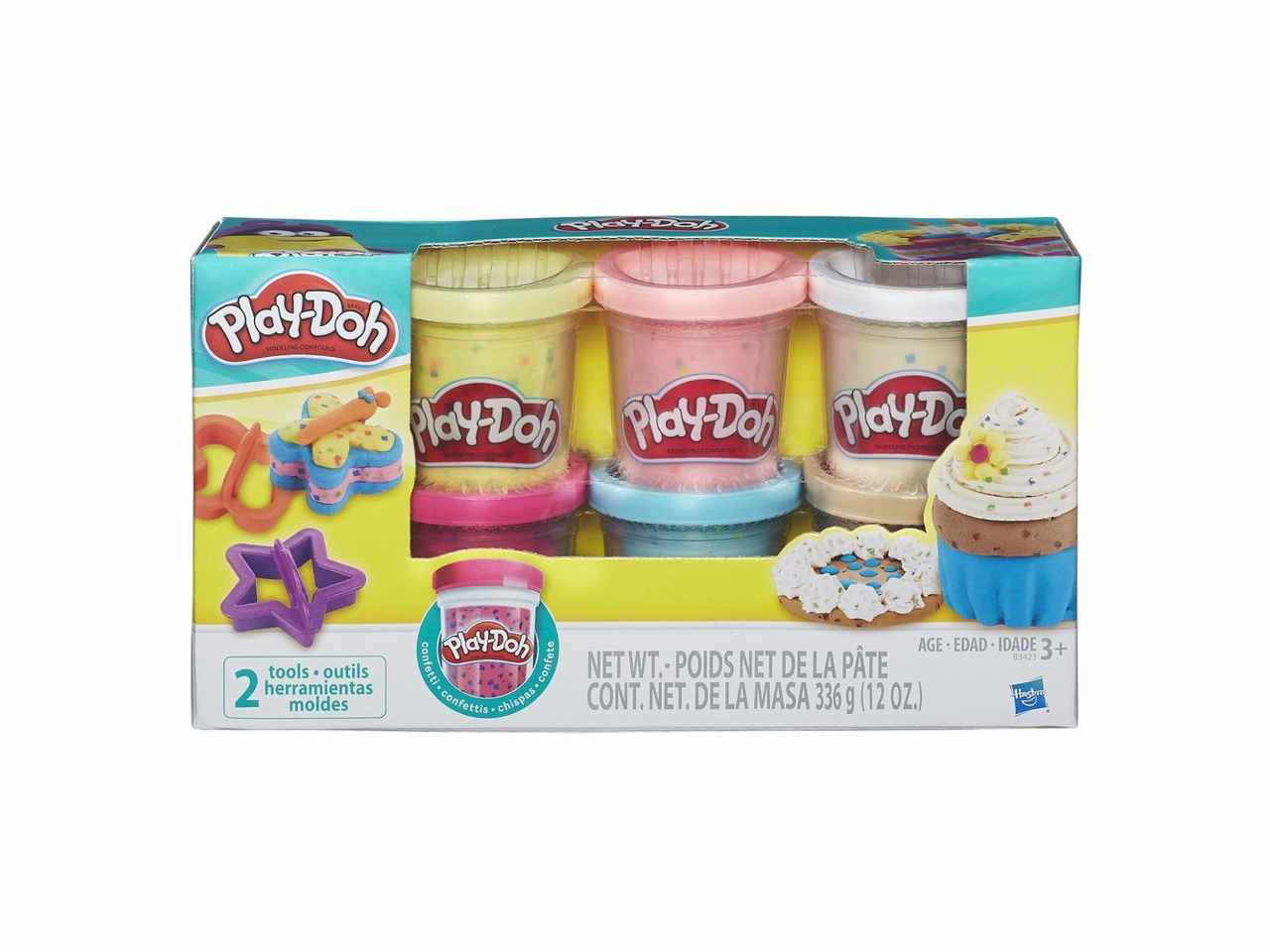 Play-doh confetti 6 pack b3423
