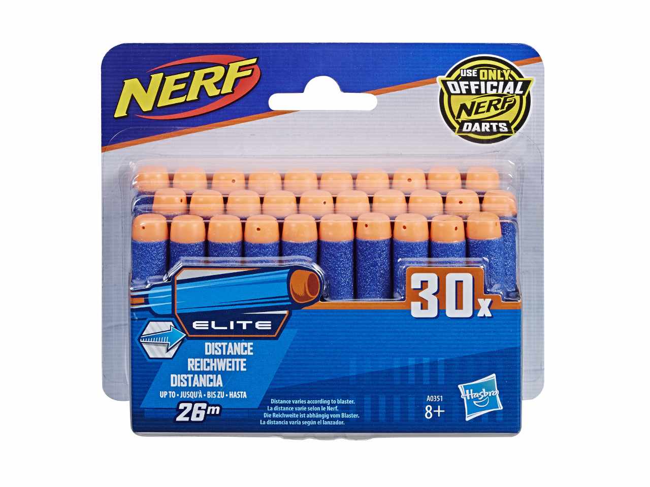 nerf n-stike elite 30 dardi refill a0351eu6 # $