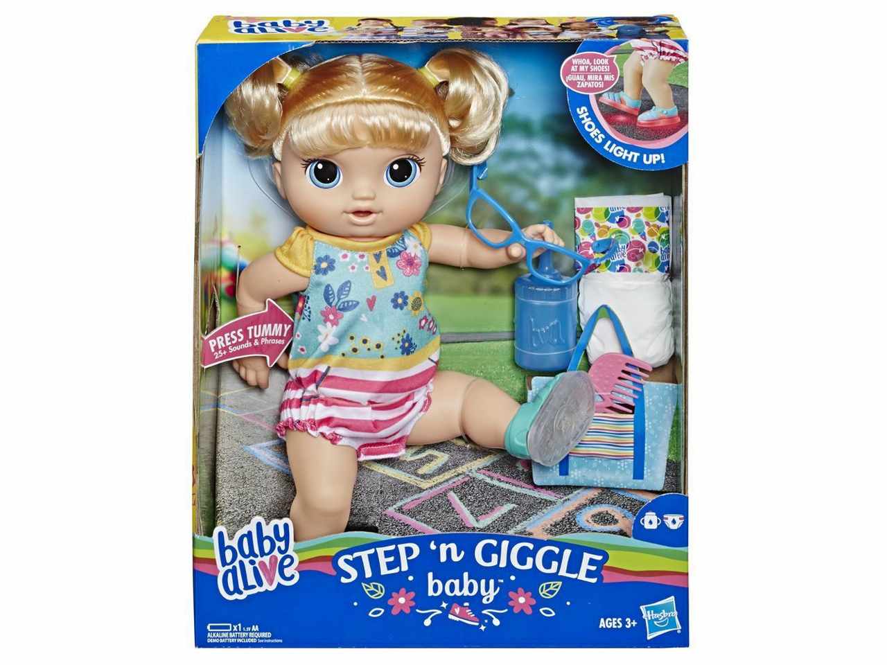 Baby alive step'n giggle bambola e5247