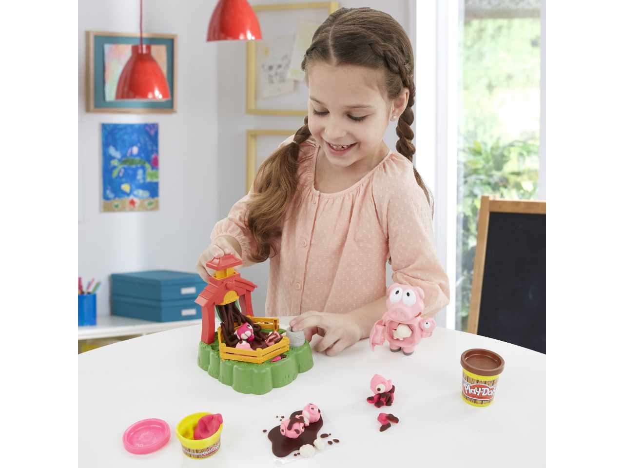play-doh maialini fattoria e67235l0