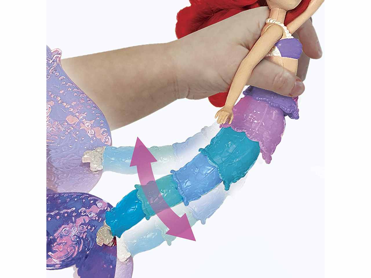 Disney princess rainbow reveal ariel