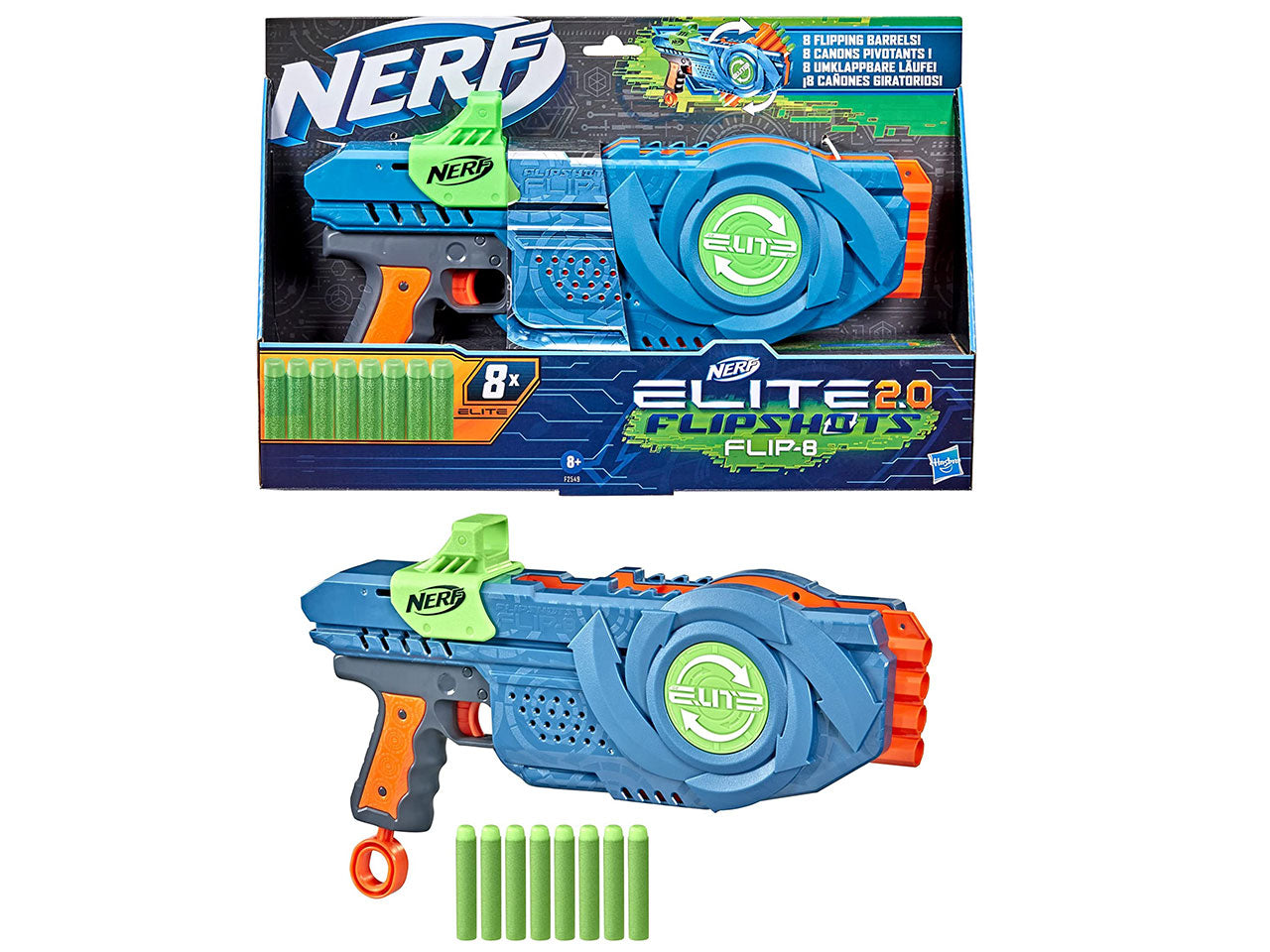 Nerf elite 2.0 flip 8