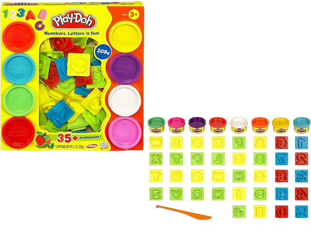 play-doh lettere e numeri 21018eu40 #