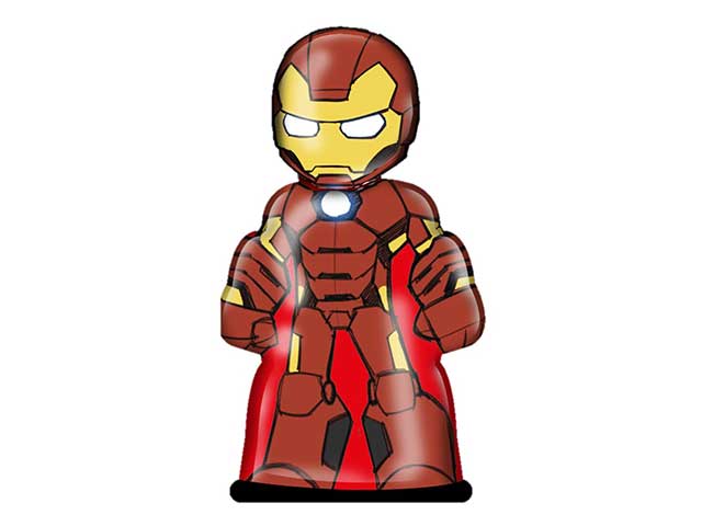 Baby iron man 3d bagnoschiuma 400ml ha1858
