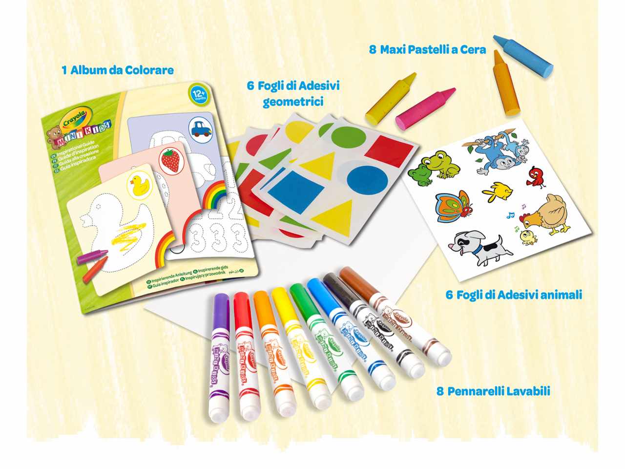 Il mio primo set colori e adesivi 81-0570