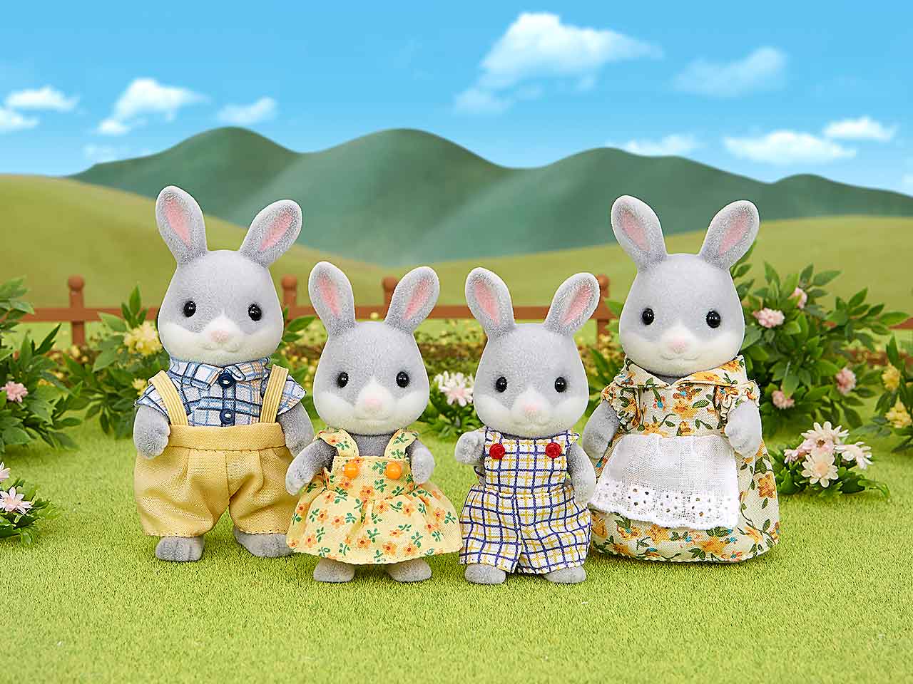 Sylvanian families fam.coniglio cottontail 4030