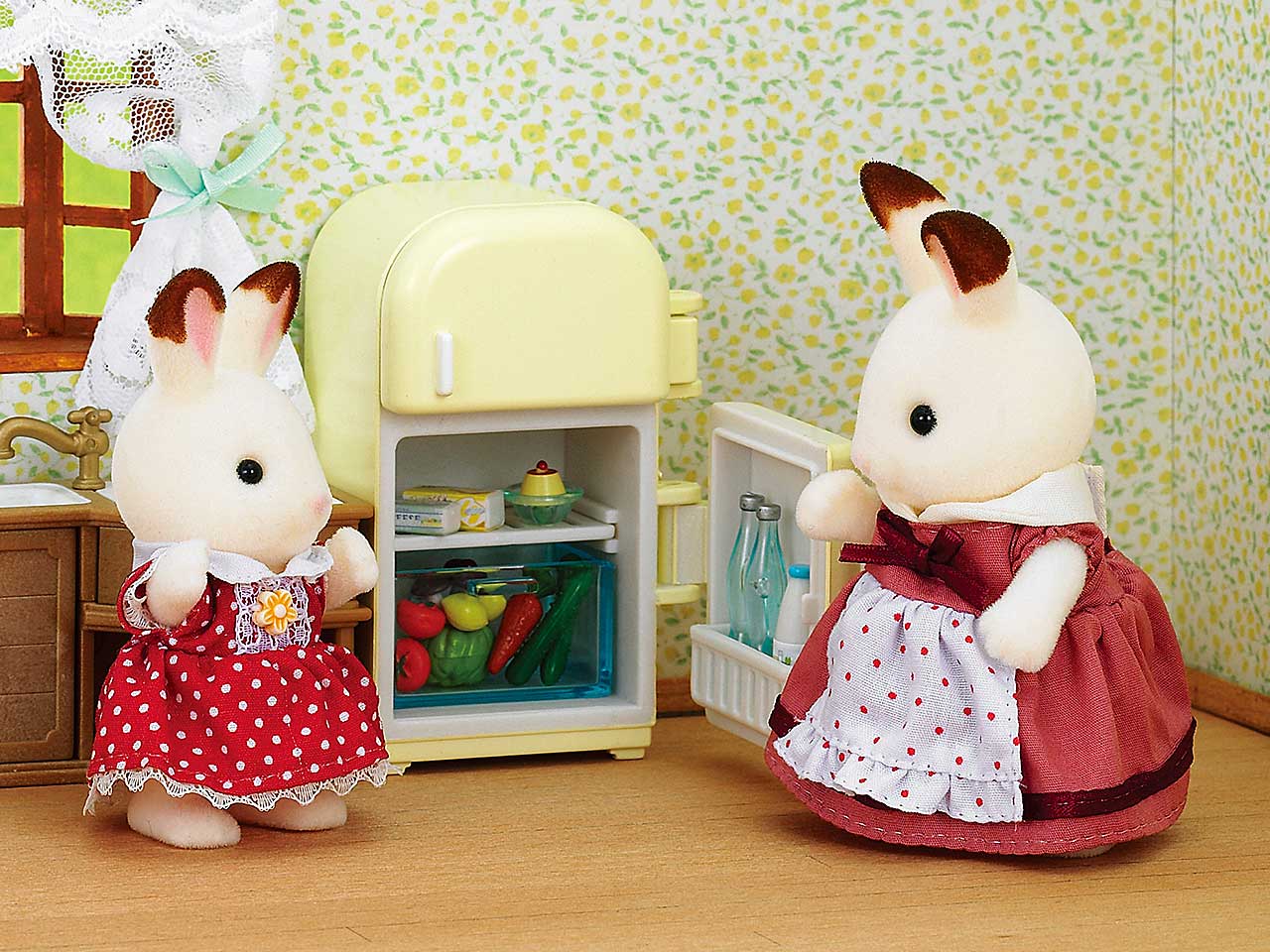 Sylvanian families mamma coniglio e frigo 5014